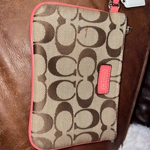Slightly Damaged Coach Wristlet